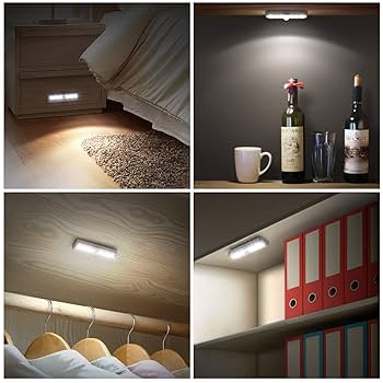 Amazon.co.jp : 人感センサーライト 屋内 電池式 明暗センサー